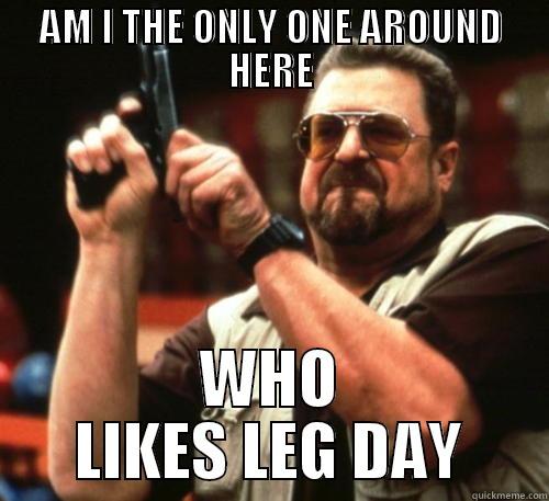 AM I THE ONLY ONE AROUND HERE WHO LIKES LEG DAY Am I The Only One Around Here