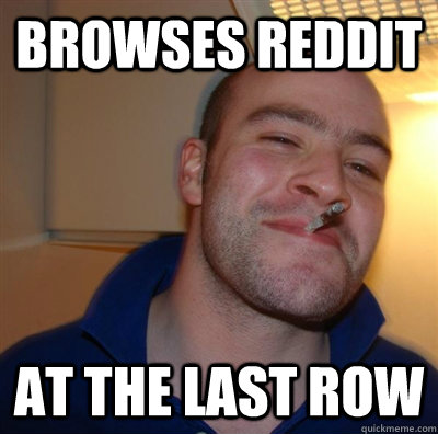 Browses reddit at the last row  GGG plays SC
