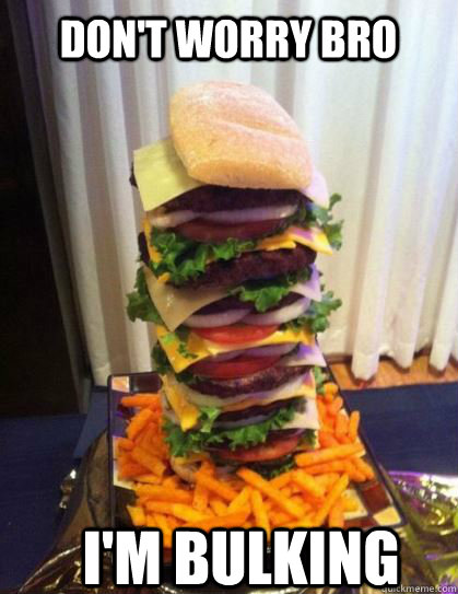 Don't Worry Bro I'm Bulking - Don't Worry Bro I'm Bulking  I am on a diet