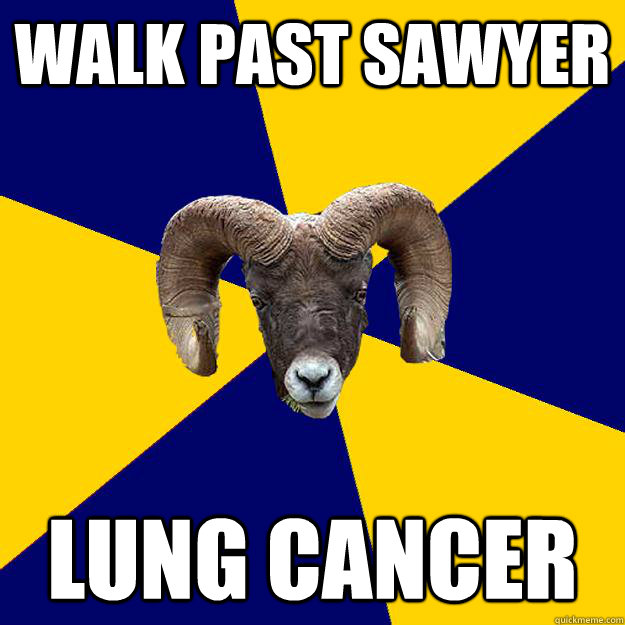 walk past sawyer lung cancer  Suffolk Kid Ram