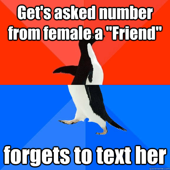 Get's asked number from female a 