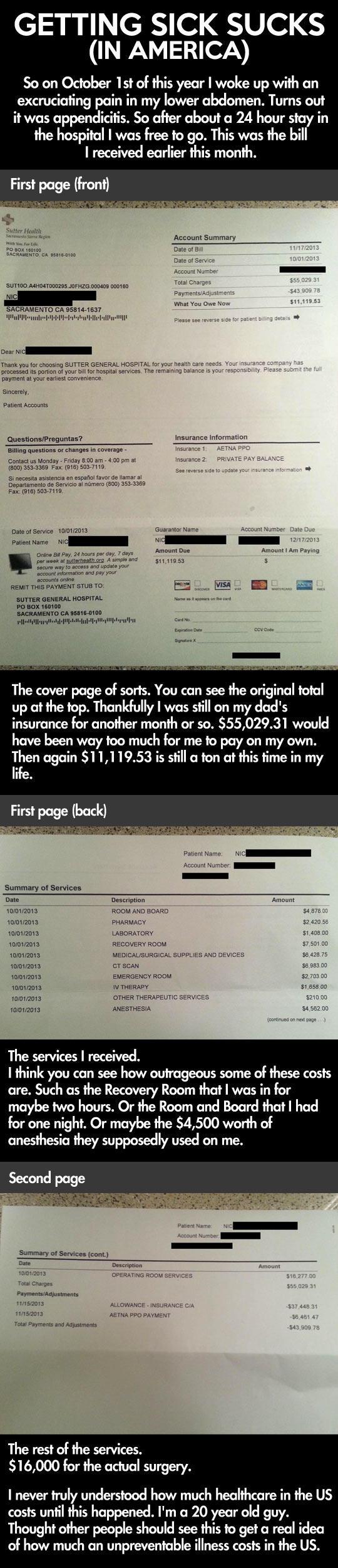 Some Guy Posted His Hospital Bill Online. You'll See Why Everyone's Talking About It. -   Misc