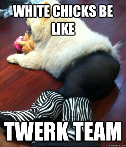 White Chicks be like twerk team - White Chicks be like twerk team  hosiery