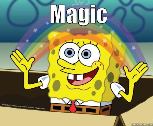 Catchy title -             MAGIC             Spongebob rainbow