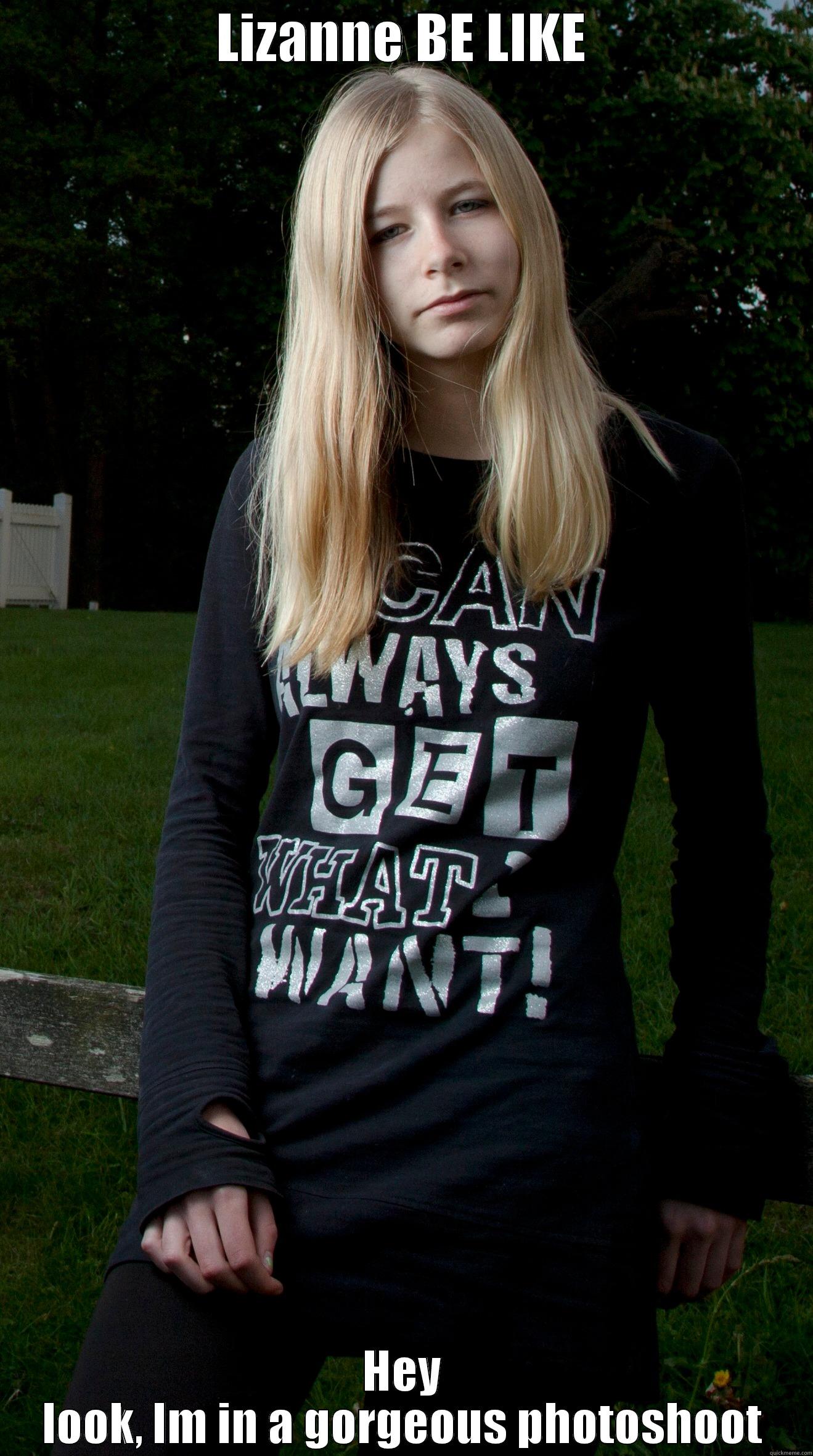 LIZANNE BE LIKE HEY LOOK, IM IN A GORGEOUS PHOTOSHOOT Misc