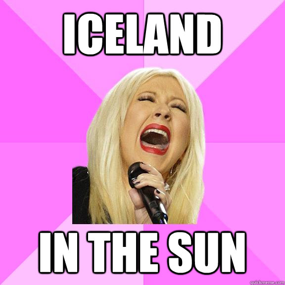 ICELAND IN THE SUN  Wrong Lyrics Christina