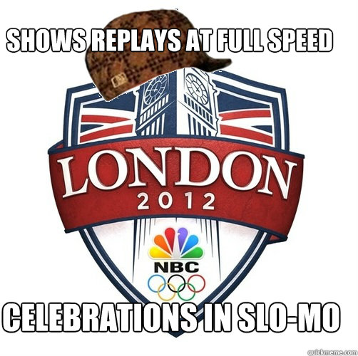 Shows replays at full speed celebrations in slo-mo  