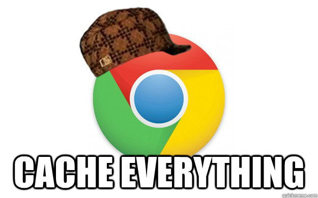  cache everything  Scumbag Chrome