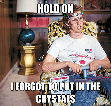 Hold on I forgot to put in the crystals - Hold on I forgot to put in the crystals  Misc