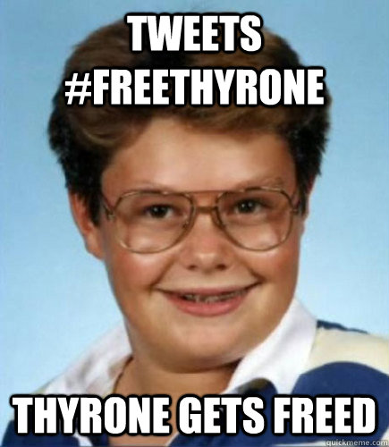 tweets #FREEthyrone thyrone gets freed   Lucky Larry