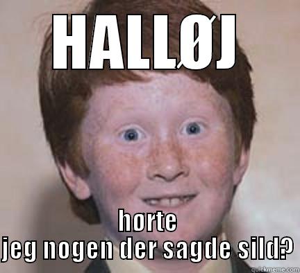 HALLØJ HØRTE JEG NOGEN DER SAGDE SILD? Over Confident Ginger