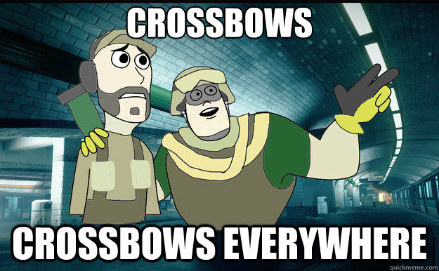 Crossbows crossbows everywhere - Crossbows crossbows everywhere  Battlefield 3