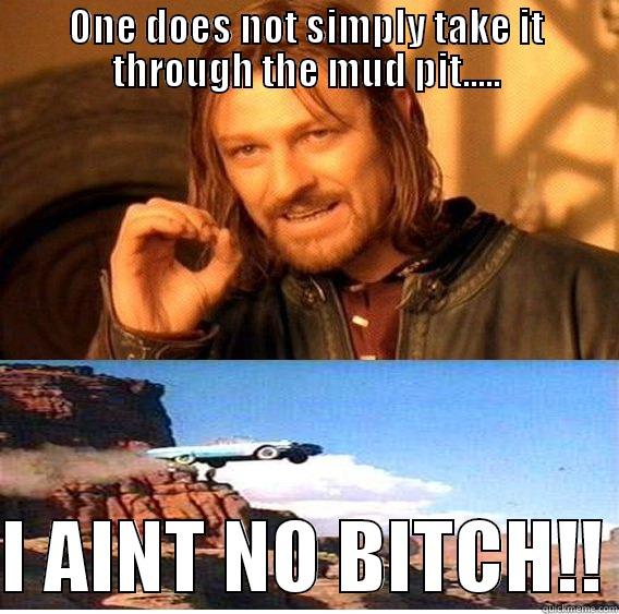 ONE DOES NOT SIMPLY TAKE IT THROUGH THE MUD PIT.....  I AINT NO BITCH!! Misc