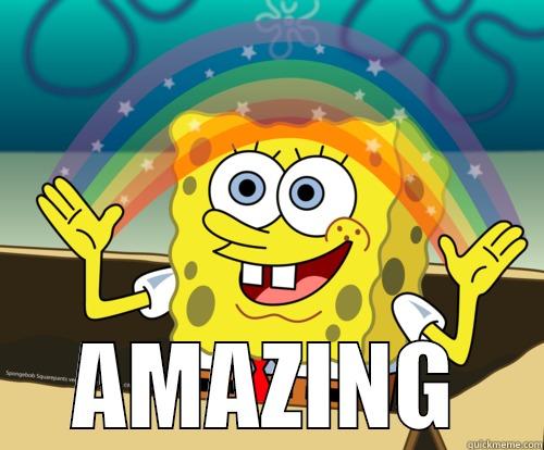 amazing spongebob rainbow -  AMAZING Spongebob rainbow