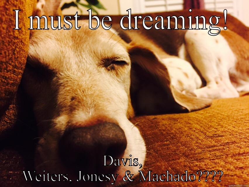 I MUST BE DREAMING! DAVIS, WEITERS, JONESY & MACHADO???? Misc