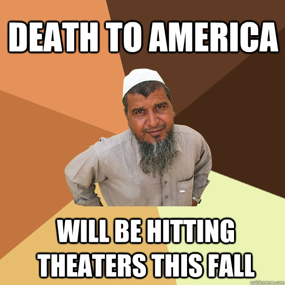 Death to America will be hitting theaters this fall - Death to America will be hitting theaters this fall  Ordinary Muslim Man