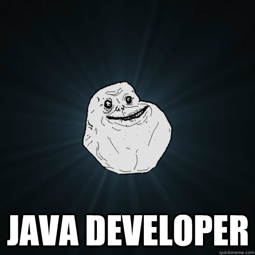  Java developer  Forever Alone