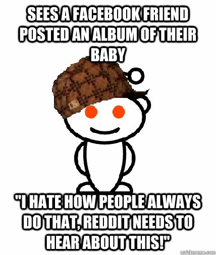Sees a facebook friend posted an album of their baby 