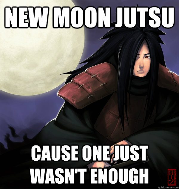 new moon jutsu cause one just wasn't enough  Misunderstood Madara