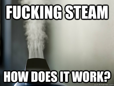 Fucking steam how does it work? - Fucking steam how does it work?  Misc