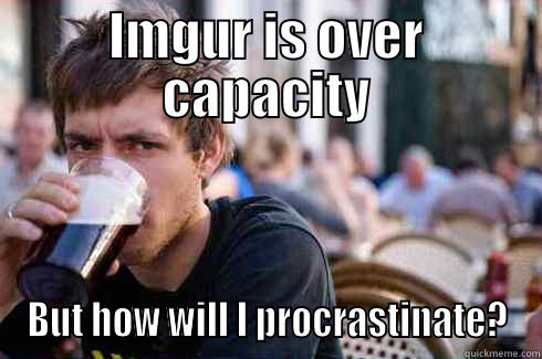 IMGUR IS OVER CAPACITY BUT HOW WILL I PROCRASTINATE? Lazy College Senior