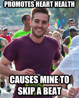 promotes heart health Causes mine to skip a beat  Ridiculously photogenic guy