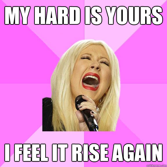 My hard is yours I feel it rise again  Wrong Lyrics Christina