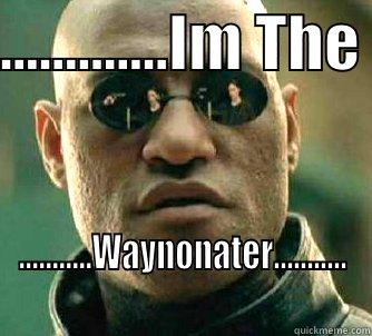 .............IM THE  ...........WAYNONATER........... Matrix Morpheus
