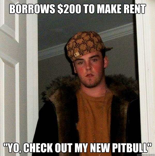 Borrows $200 to make rent 
