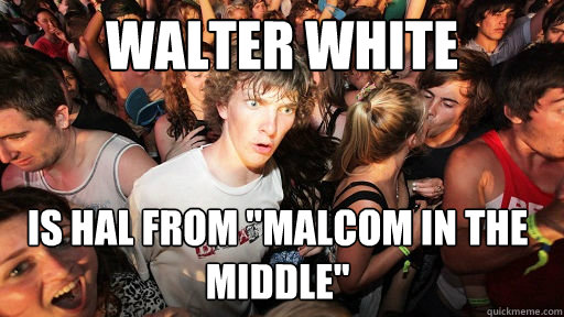 Walter White is hal from 