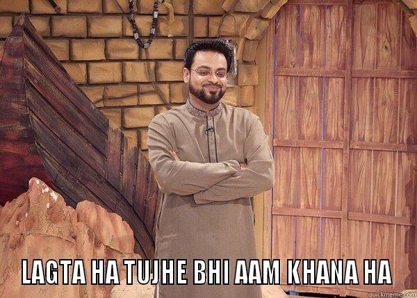 aam khaye ga hain -  LAGTA HA TUJHE BHI AAM KHANA HA Misc
