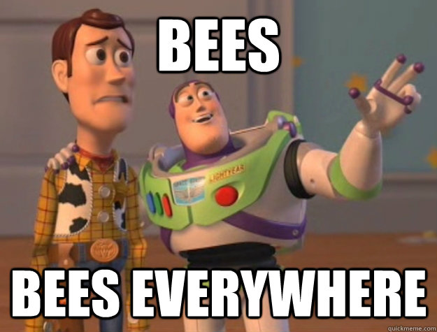 Bees Bees everywhere - Bees Bees everywhere  Buzz Lightyear