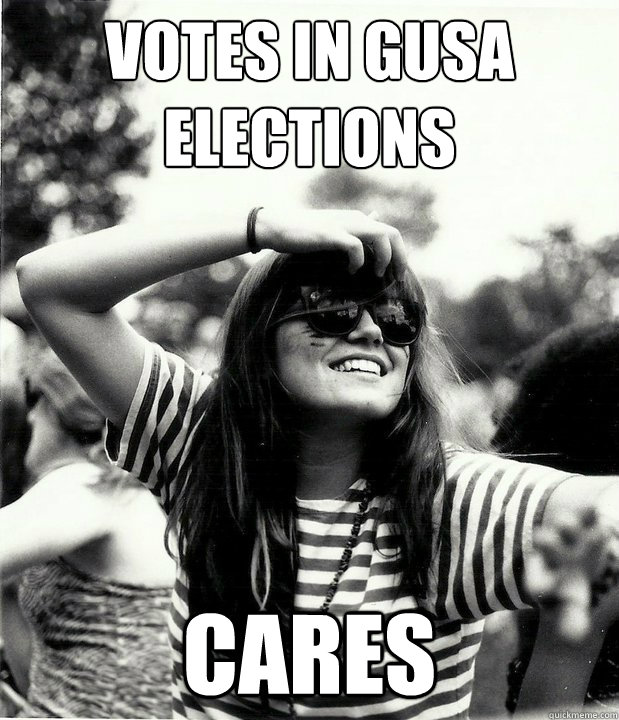 Votes in GUSA Elections Cares  Georgetown Hipster
