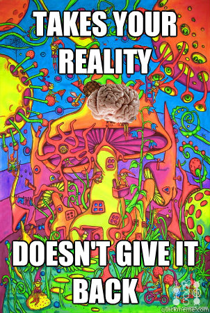 Takes your reality doesn't give it back - Takes your reality doesn't give it back  Psychedelic Scumbag
