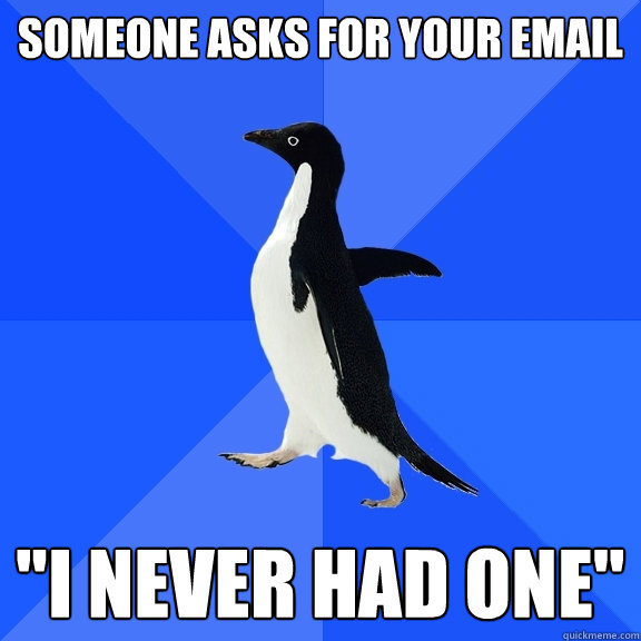 Someone asks for your email 