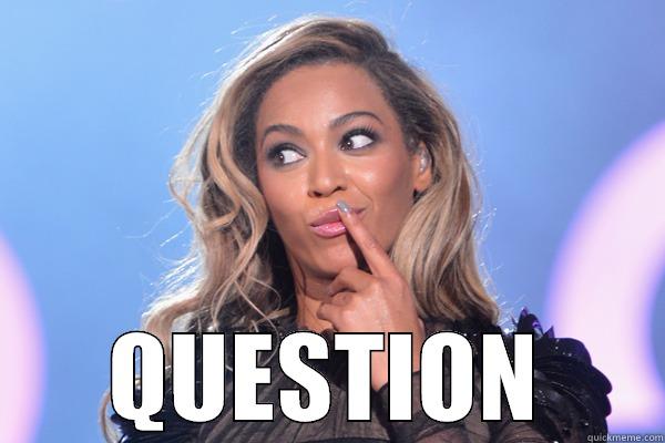 Beyonce question -  QUESTION Misc
