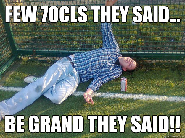 few 70cls they said... be grand they said!!  goatsie