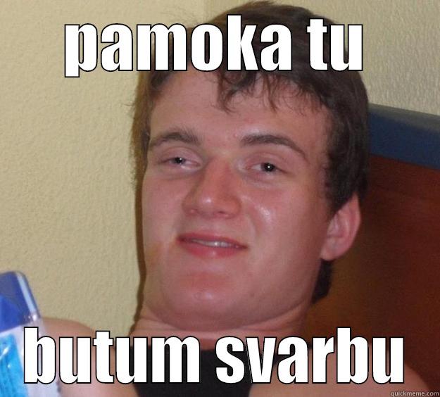 PAMOKA TU BUTUM SVARBU 10 Guy