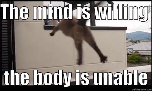 THE MIND IS WILLING    THE BODY IS UNABLE Misc