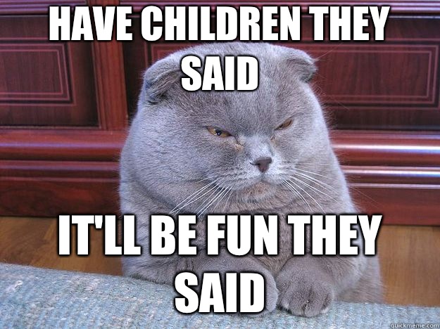 Have children they said It'll be fun they said - Have children they said It'll be fun they said  Misc