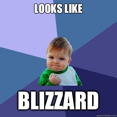 Looks like Blizzard  Success Kid