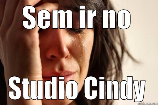 SEM IR NO STUDIO CINDY First World Problems