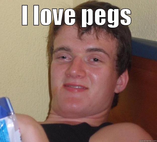 I LOVE PEGS  10 Guy