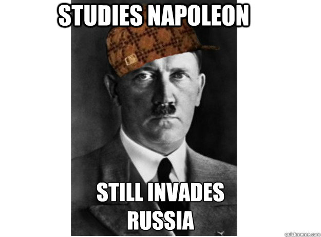 Studies Napoleon Still invades
Russia  