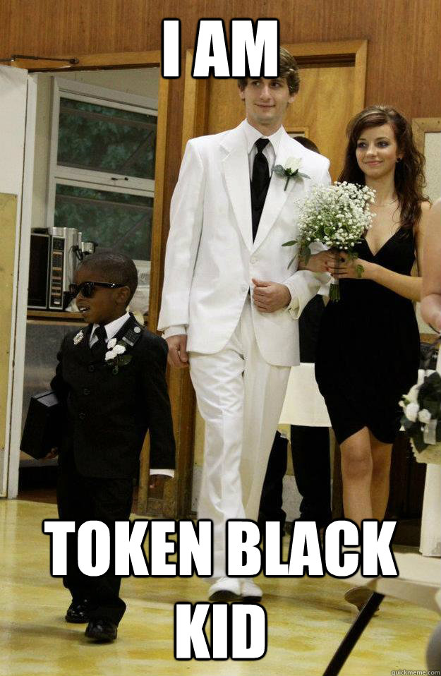 I AM TOKEN BLACK KID - I AM TOKEN BLACK KID  Ring bearer brother