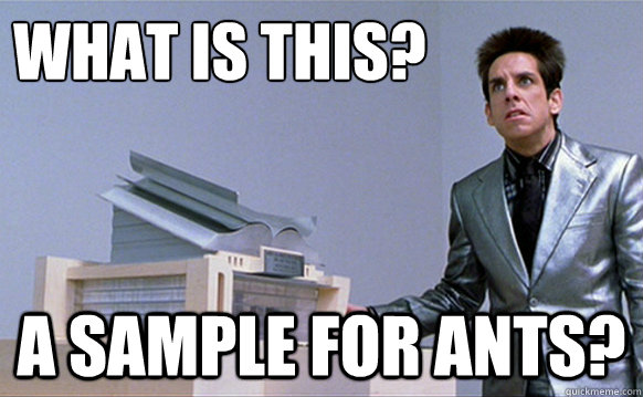WHAT is this? A sample for ants?  School for ants