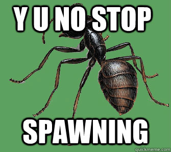y u no stop spawning  