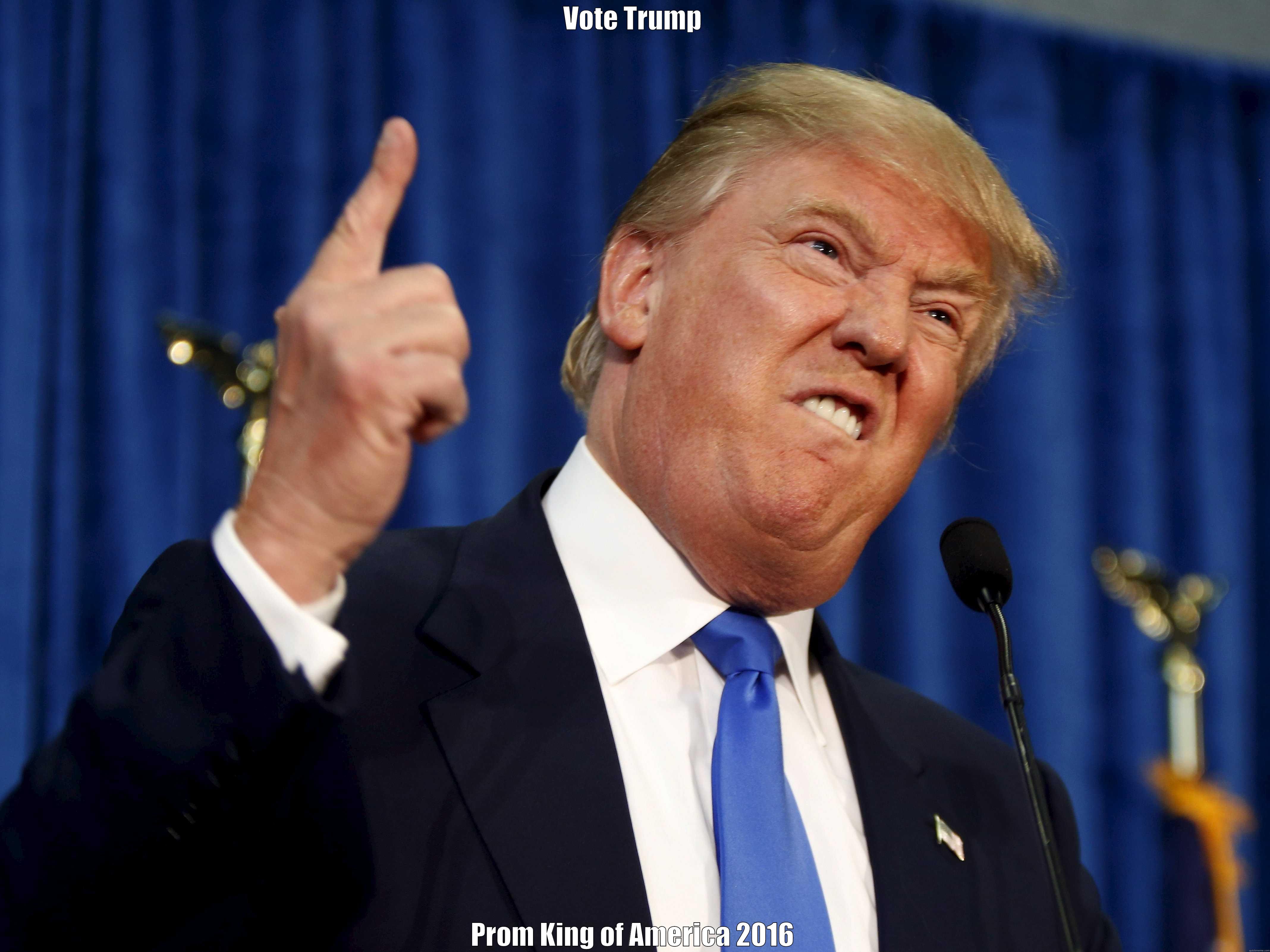 VOTE TRUMP PROM KING OF AMERICA 2016 Misc