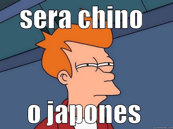 SERA CHINO  O JAPONES Futurama Fry