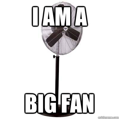 I am a  Big Fan  Im a Big Fan